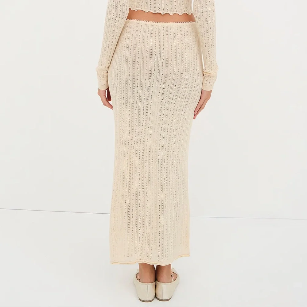 For love and lemons pointelle knit maxi skirt - Picture 3 of 5